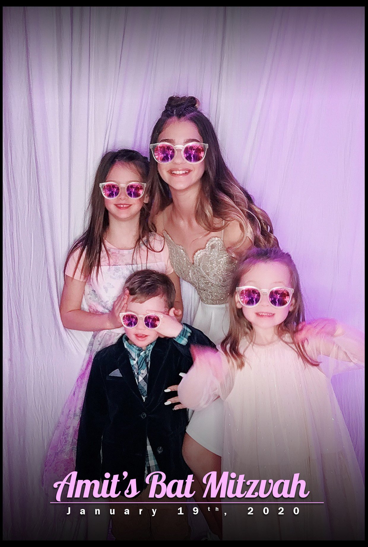 Custom photo booth print from an event in Los Angeles